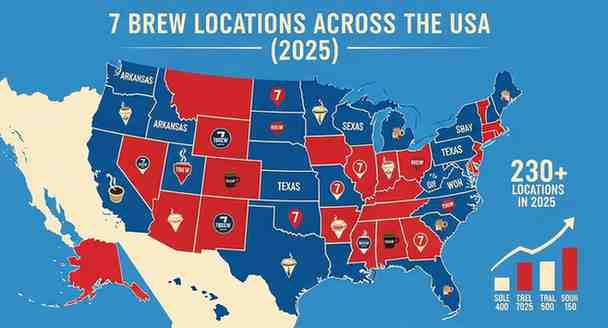 7 Brew’s National Presence